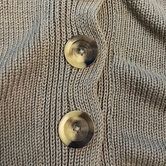 Pure Handknit Heavy Bulky Poncho Cape size S/M - Picture 3 of 7